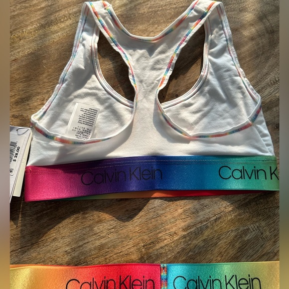 🌈NWT🌈Calvin Klein Modern Cotton Pride Bralette & Bikini Brief Set - Picture 12 of 16